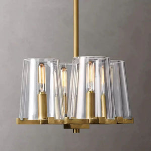 Pauille Glass 4-Lights Bedroom Pendant