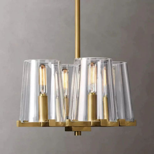 Pauille Glass 4-Lights Bedroom Pendant