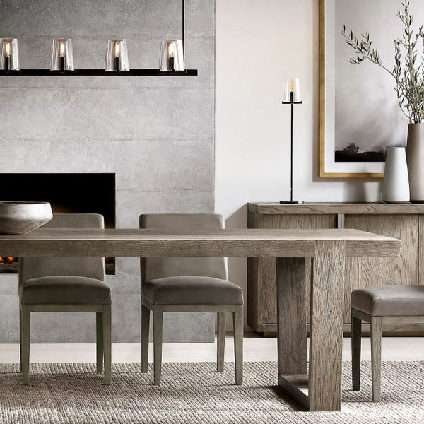 Pauille Glass Linear Chandelier 60"