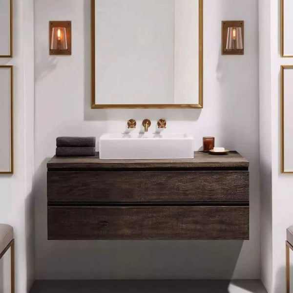 Pauille Glass Bedroom Wall Sconce