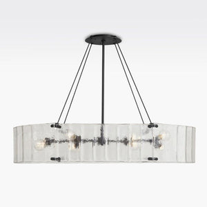 Willamette Oval Crystal Chandelier 48"