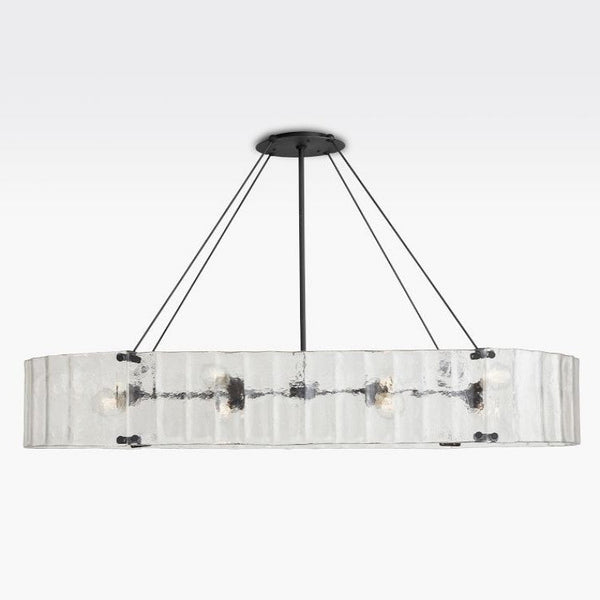 Willamette Oval Crystal Chandelier 60"