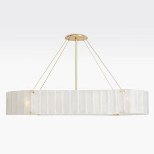 Willamette Oval Crystal Chandelier 60"