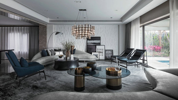 Sancy Round Glass Chandelier