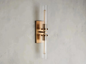 Andreas 2-Light Glass Wall Sconce