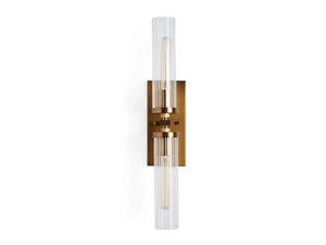 Andreas 2-Light Glass Wall Sconce