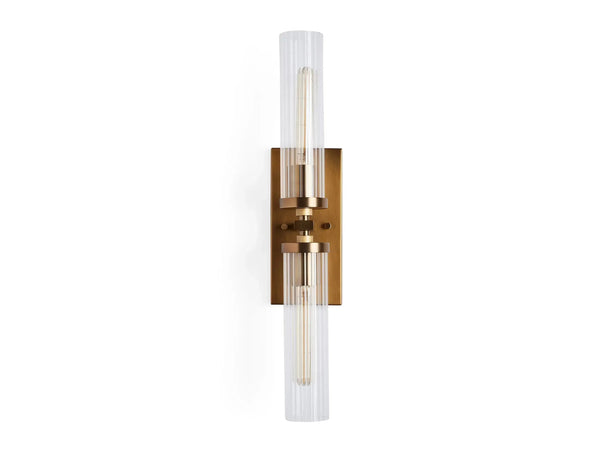 Andreas 2-Light Glass Wall Sconce