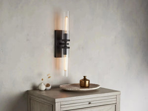 Andreas 2-Light Glass Wall Sconce