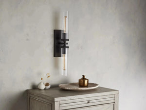 Andreas 2-Light Glass Wall Sconce