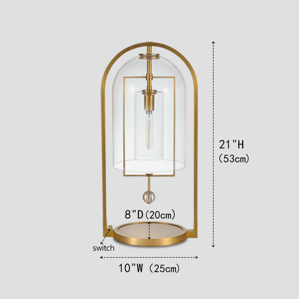 Fulcry Vintage Glass Table Lamp
