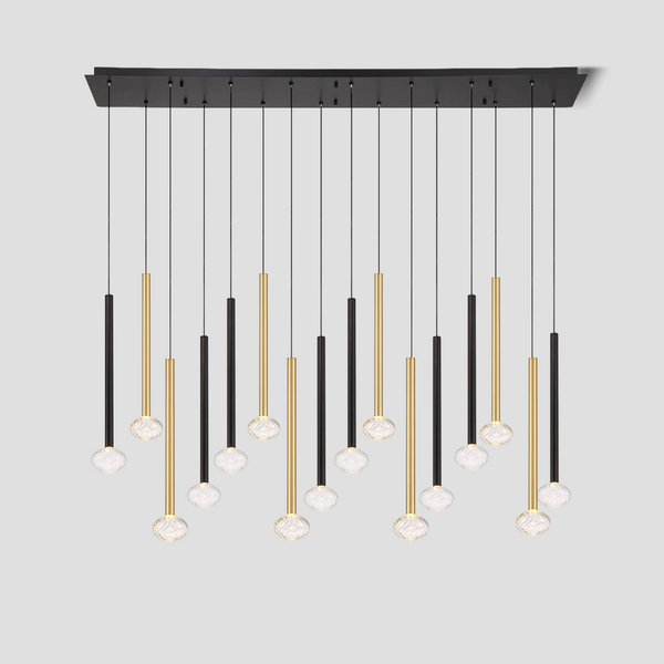 Leslie Crystal Chandelier /Pendant Light For Living Room Dinning Room