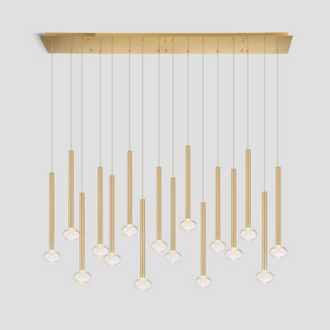 Leslie Crystal Chandelier /Pendant Light For Living Room Dinning Room