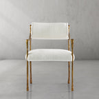 Thaddeus Retro Copper Iron Frame Dining Chair