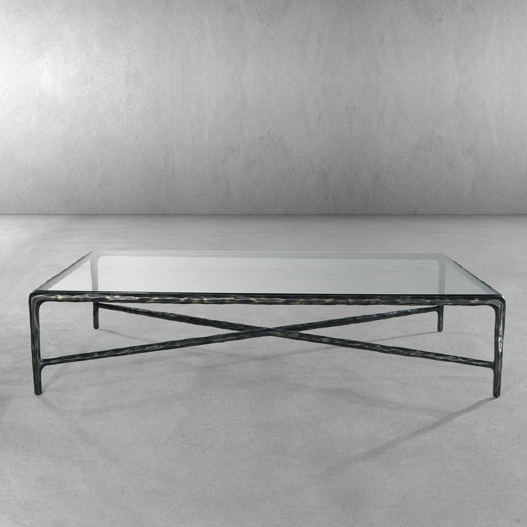 Thaddeus Square Glass Coffee Table