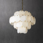 Alabasterk Magnolia Multi-tiered Round Chandelier - kimoylights