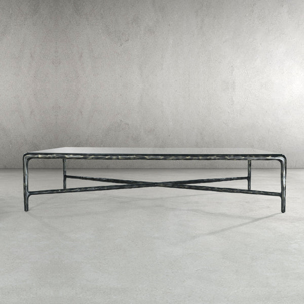 Thaddeus Square Glass Coffee Table