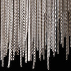Alisa Luxury Round Chain Tassel Chandelier - kimoylights