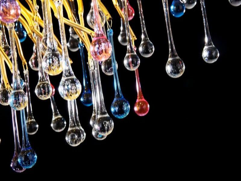 Ran Colorful Crystal Dining Branch Chandelier - kimoylights