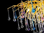Ran Colorful Crystal Dining Branch Chandelier- kimoylights