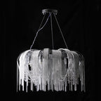 Alisa Luxury Aluminum Chain Tassel Chandelier - kimoylights
