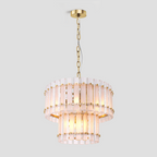 Mara Classical Round Glass Chandelier