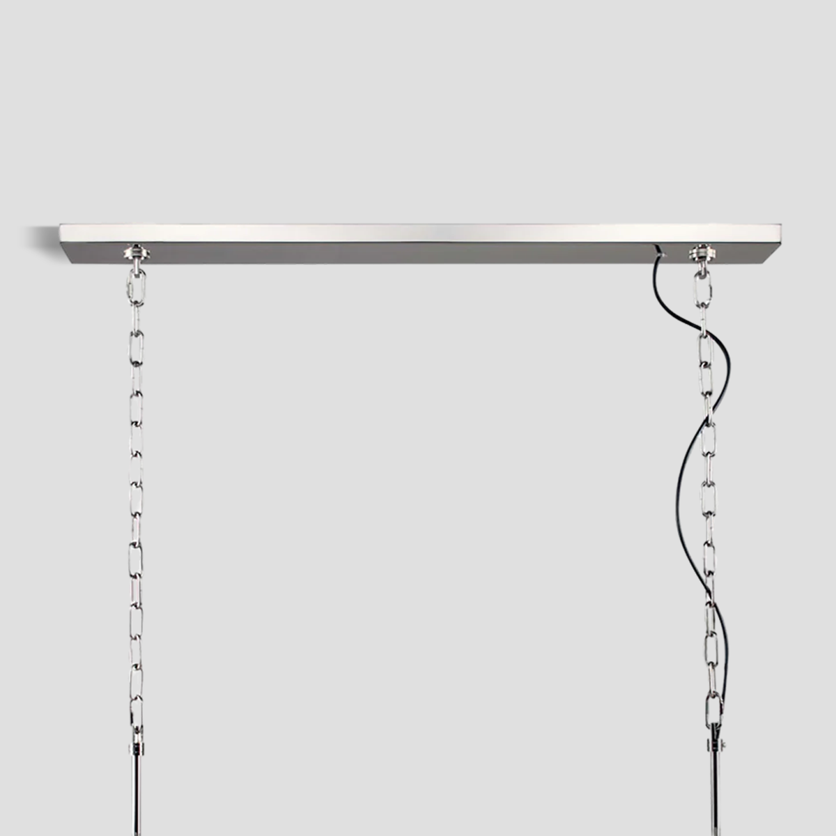 1920s Olion Single-Tier Rectangular Crystal Rod Chandelier