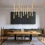 Harry Rectangle Tubular Pendant