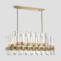 Brous Crystal Linear Chandelier