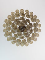 Murano Chandelier 85 Drops Amber