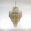 Murano Chandelier 85 Drops Amber