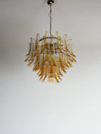 Murano Chandelier – 53 petals – Amber
