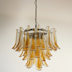 Murano Chandelier – 53 petals – Amber