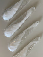 Murano Wall light Petals Drops Transparent/White