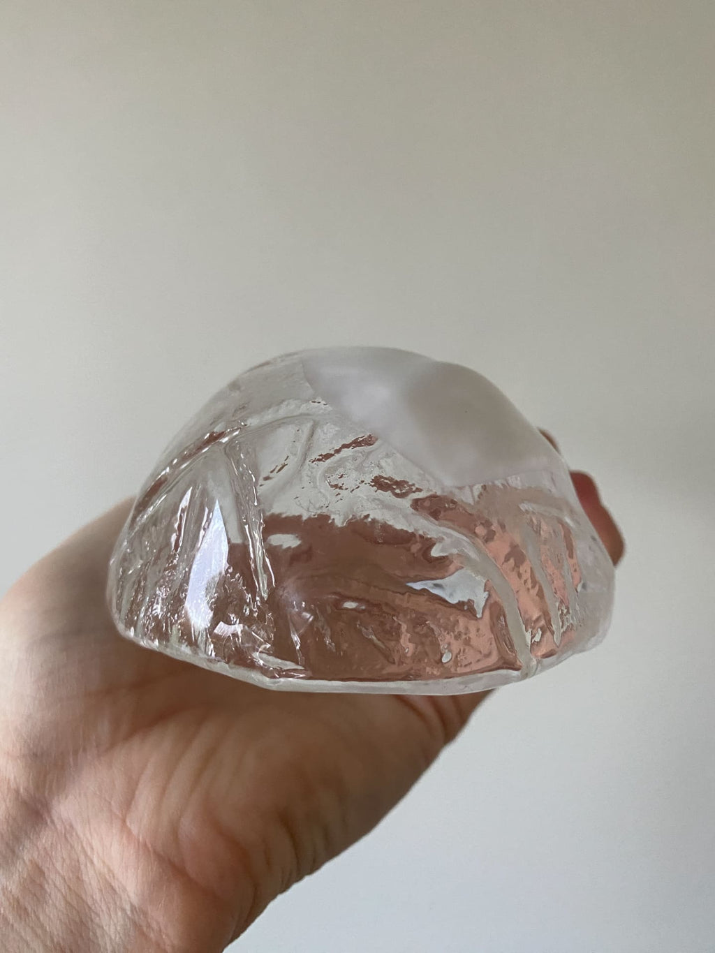 Murano Wall light Petals Drops Transparent/White