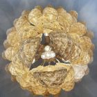 Murano Chandelier 75 Drops Amber