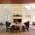Alabaster Veritas Chandelier - thebelacan
