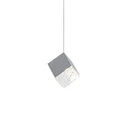 1/3/6/9-Light Multi Glass Ice Cube Metallic Staircase Chandelier