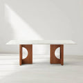 Eliott Dining Table,Carrara Marble