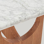 Eliott Dining Table,Carrara Marble