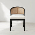 Aimee Dining Side Chair in Black Drifted