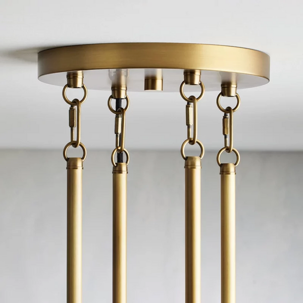 Andreas Round Glass Chandelier