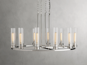 Andreas Round Glass Chandelier