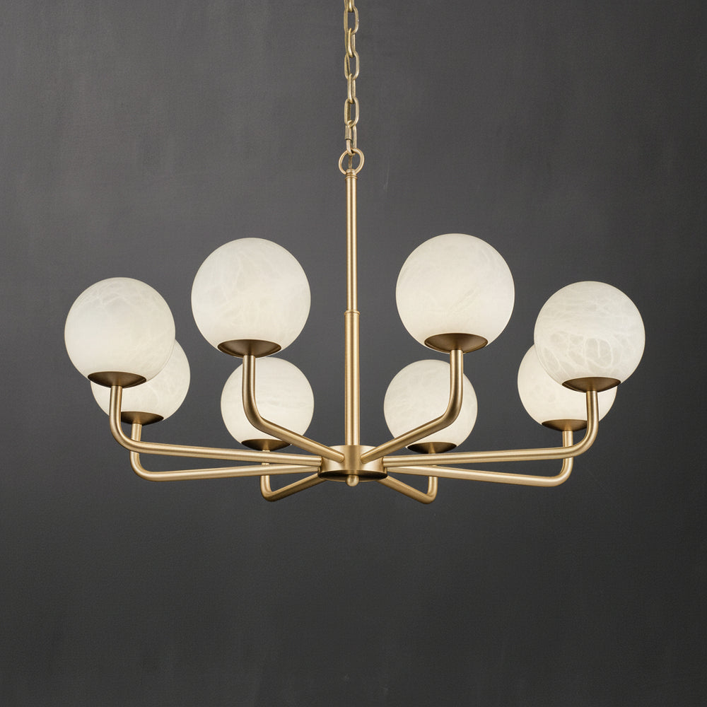 Alabaster Celestia Chandelier - kimoylights