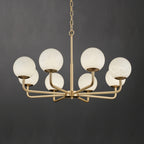Alabaster Celestia Chandelier - kimoylights