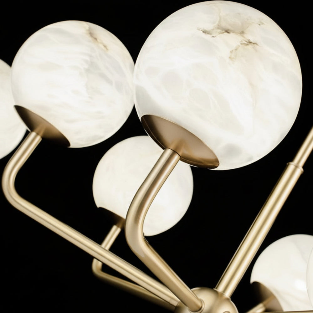 Alabaster Celestia Chandelier - kimoylights