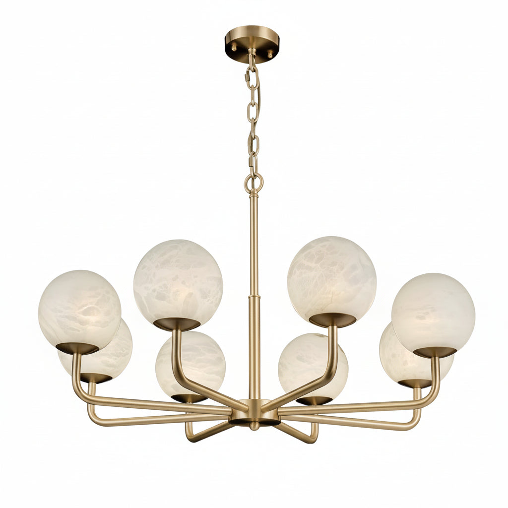 Alabaster Celestia Chandelier - thebelacan