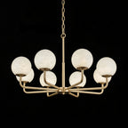 Alabaster Celestia Chandelier - kimoylights