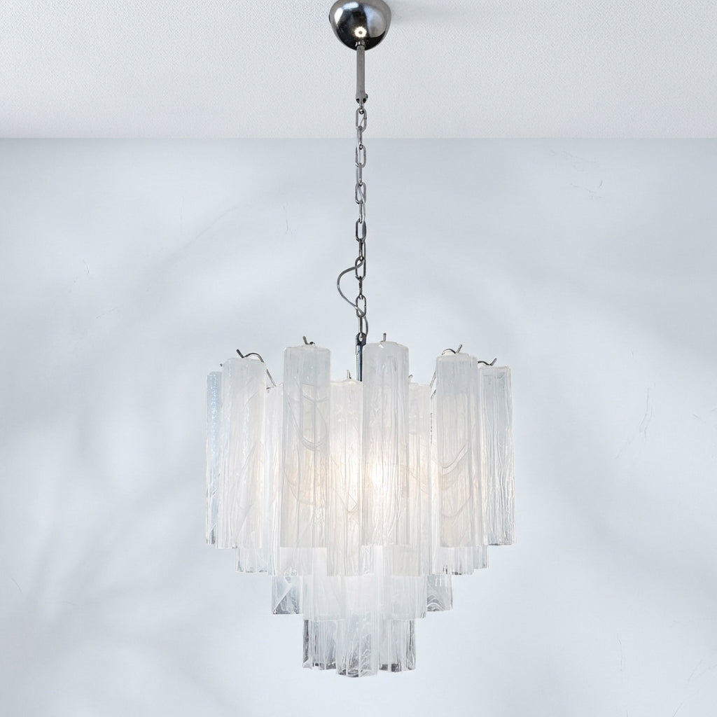 Murelli Chandelier – 36 tubes – Alabaster white