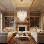 Murelli Chandelier – 36 tubes – Alabaster white