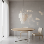 Murano Chandelier – 48 tubes – Alabaster White